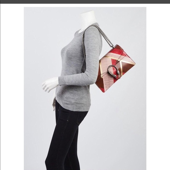 Gucci Ayer’s pink python handbag - Picture 2 of 6